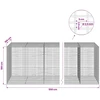 Gabionas su 3,5 mm viela ir 5x2,5 cm tinkleliu 550x100x100 cm