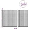 Gabionas su 3,5 mm viela ir 5x2,5 cm tinkleliu 1100x30x200 cm