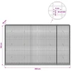 Gabionas su 3,5 mm viela ir 5x2,5 cm tinkleliu 250x30x150 cm