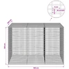 Gabionas su 3,5 mm viela ir 5x2,5 cm tinkleliu 150x100x100 cm