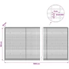 Gabionas su 3,5 mm viela ir 5x2,5 cm tinkleliu 1000x30x150 cm