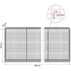 Gabionas su 3,5 mm viela ir 5x2,5 cm tinkleliu 800x50x150 cm