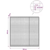 Gabionas su 3,5 mm viela ir 5x2,5 cm tinkleliu 150x30x150 cm