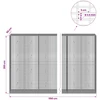 Gabionas su 3,5 mm viela ir 5x2,5 cm tinkleliu 1150x50x200 cm