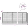 Gabionas su 3,5 mm viela ir 5x2,5 cm tinkleliu 1150x100x100 cm