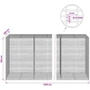 Gabionas su 3,5 mm viela ir 5x2,5 cm tinkleliu 1200x100x150 cm
