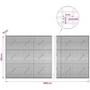 Gabionas su 3,5 mm viela ir 5x2,5 cm tinkleliu 1000x10x150 cm