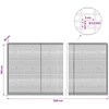 Gabionas su 3,5 mm viela ir 5x2,5 cm tinkleliu 1100x30x150 cm