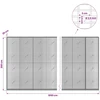 Gabionas su 3,5 mm viela ir 5x2,5 cm tinkleliu 1050x20x200 cm