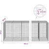 Gabionas su 3,5 mm viela ir 5x2,5 cm tinkleliu 950x100x100 cm