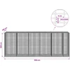 Gabionas su 3,5 mm viela ir 5x2,5 cm tinkleliu 550x100x200 cm