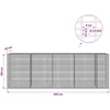Gabionas su 3,5 mm viela ir 5x2,5 cm tinkleliu 450x30x150 cm