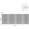 Gabionas su 3,5 mm viela ir 5x2,5 cm tinkleliu 550x10x200 cm