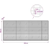 Gabionas su 3,5 mm viela ir 5x2,5 cm tinkleliu 350x20x150 cm