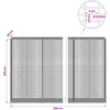Gabionas su 3,5 mm viela ir 5x2,5 cm tinkleliu 650x50x200 cm