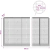 Gabionas su 3,5 mm viela ir 5x2,5 cm tinkleliu 850x50x150 cm