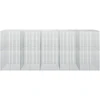 Gabionas su 3,5 mm viela ir 5x2,5 cm tinkleliu 500x50x200 cm