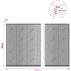 Gabionas su 3,5 mm viela ir 5x2,5 cm tinkleliu 1000x10x200 cm