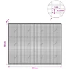 Gabionas su 3,5 mm viela ir 5x2,5 cm tinkleliu 200x20x150 cm