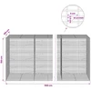 Gabionas su 3,5 mm viela ir 5x2,5 cm tinkleliu 1100x100x150 cm