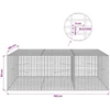 Gabionas su 3,5 mm viela ir 5x2,5 cm tinkleliu 150x100x50 cm