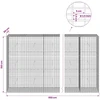 Gabionas su 3,5 mm viela ir 5x2,5 cm tinkleliu 950x50x150 cm