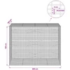 Gabionas su 3,5 mm viela ir 5x2,5 cm tinkleliu 200x100x150 cm