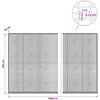 Gabionas su 3,5 mm viela ir 5x2,5 cm tinkleliu 1000x20x200 cm