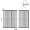Gabionas su 3,5 mm viela ir 5x2,5 cm tinkleliu 1000x50x200 cm