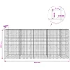 Gabionas su 5 mm viela ir 10x10 cm tinkleliu 450x50x200 cm
