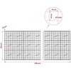 Gabionas su 5 mm viela ir 10x10 cm tinkleliu 950x10x150 cm