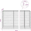 Gabionas su 5 mm viela ir 10x10 cm tinkleliu 750x100x150 cm
