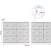 Gabionas su 5 mm viela ir 10x10 cm tinkleliu 1150x10x150 cm