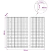 Gabionas su 5 mm viela ir 10x10 cm tinkleliu 750x30x200 cm