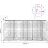 Gabionas su 5 mm viela ir 10x10 cm tinkleliu 450x30x200 cm