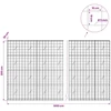 Gabionas su 5 mm viela ir 10x10 cm tinkleliu 1050x20x200 cm