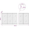 Gabionas su 5 mm viela ir 10x10 cm tinkleliu 650x20x100 cm
