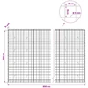 Gabionas su 5 mm viela ir 10x10 cm tinkleliu 800x30x200 cm