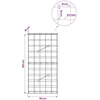 Gabionas su 5 mm viela ir 10x10 cm tinkleliu 50x10x100 cm