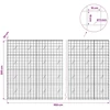 Gabionas su 5 mm viela ir 10x10 cm tinkleliu 950x20x200 cm