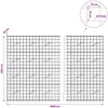 Gabionas su 5 mm viela ir 10x10 cm tinkleliu 1050x10x200 cm