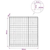 Gabionas su 5 mm viela ir 10x10 cm tinkleliu 150x50x150 cm