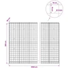 Gabionas su 5 mm viela ir 10x10 cm tinkleliu 1050x30x200 cm
