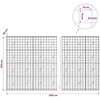 Gabionas su 5 mm viela ir 10x10 cm tinkleliu 1150x20x200 cm