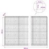Gabionas su 5 mm viela ir 10x10 cm tinkleliu 900x50x200 cm