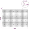 Gabionas su 5 mm viela ir 10x10 cm tinkleliu 300x10x200 cm
