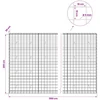 Gabionas su 5 mm viela ir 10x10 cm tinkleliu 1100x30x200 cm
