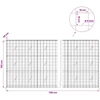 Gabionas su 5 mm viela ir 10x10 cm tinkleliu 700x20x150 cm