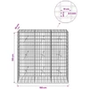 Gabionas su 5 mm Viela ir 5x10 cm Tinkleliu 150x20x150 cm