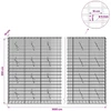 Gabionas su 5 mm viela ir 5x10 cm tinkleliu 1000x10x200 cm